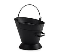 FB FunkyBuys Metal Fireside Hod Scuttle: Coal, Wood Log poker, shovel, tong kit - Bucket for Coal Wood Burner Accessories