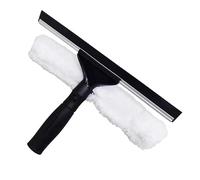 FB FunkyBuys Telescopic Window Cleaner - Removable Squeegee and Cleaning Head Windows Glass Supplies Extendable Conservatory Window Cleaner