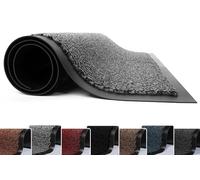 FB FunkyBuys Washable Door Mats - Heavy Duty, Non-Slippery & Stylish Floor Mat - Door mat indoor Large Rubber Indoor & Outdoor Doormats for Perfect Dust Grabbing (Grey-waved, 90 x 150 CM)
