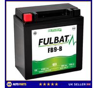 Fulbat Motorcycle Battery FB9-B (YB9-B) Gel Factory Activated