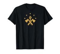 FBA Maroon Flag Foundational Black American T-Shirt