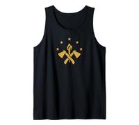 FBA Maroon Flag Foundational Black American Tank Top