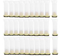 Fbaby 30pcs Queen Bee Roller Cages -Plastic Beekeeping Rearing Cup Kit Queen bee Roller Cage Rearing Cup Holder Beekeeping Tool