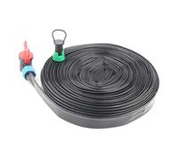 FBANULPEX Drip Tape Irrigation Tubing，Flat pipe for Farm Greenhouse Home Garden Plants Trickle Irrigation Drip Hose(50m Kits)