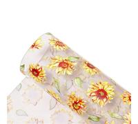FBANULPEX PVC Printed Leather Roll, Transparent PVC Jelly Vinyl Printed Jelly Vinyl Sheets Christmas Prints PVC Fabric Leather(Color-12,Half yard 50 x120cm)