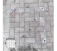 FBANULPEX Sealed Aluminium Recessed Manhole Cover, Stainless Steel Recessed Invisible Septic Tank Manhole Cover 40-80cm(5cm,60 * 60cm/23.6 * 23.6in)
