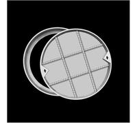 FBANULPEX Sealed Aluminium Recessed Manhole Cover, Stainless Steel Recessed Septic Tank Lid Invisible Cover Commercial Multiple Sizes(40 * 40cm/15.7 * 15.7in)