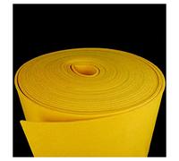 FBANULPEX Soft Acrylic Felt Fabric roll, Nonwoven Patchwork 16 Colors Felt Fabric By The Metre 5mm Thick For Handicraft Sewing Patchwork Craft Projects(Yellow)