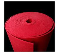 FBANULPEX Soft Acrylic Felt Fabric roll, Nonwoven Patchwork 16 Colors Felt Fabric By The Metre 5mm Thick For Handicraft Sewing Patchwork Craft Projects(Red)