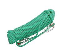 FBANULPEX Static Outdoor Climbing Rope, 8mm Outdoor Climbing Rope 10m20m30m50m100m200mStatic Rock Climbing Rope Escape Ice Climbing Equipment for Fire Rescue Parachute(Green,8mm x 100m)