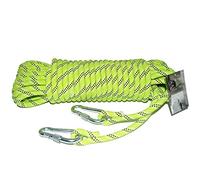 FBANULPEX Static Outdoor Climbing Rope, Self-Luminous Reflective Rope, 12mm Outdoor Warning Rope, for Safety and Visibility(50M)