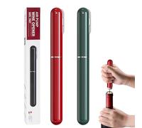 FBBULES 2 Pack Corkscrew Wine Bottle Opener, 2-in-1 Air Pressure Pump with Foil Cutter, Professional Handheld Portable Cork Remover Set for Home Bar, Travel, Picnic, Gifts for Wine Lovers