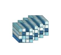 FBBULES 40PCS Mosaic Tile Stickers, PVC Self Adhesive Wallpaper Stick On Tiles for Bathroom Kitchen Peel and Stick Vinyl Wall Transfer Stickers (10 x 10cm / 4 x 4 inch)