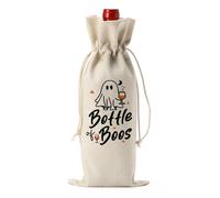 FBCCZEY Funny Halloween Ghost Wine Bag Hocus Pocus Decor Gifts Halloween Party Supplies Home Decorations Wine Accessories for Wine Lovers Women Men Friend Bottle Boos Wine Bag