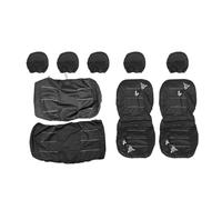 fbgdqjh Car Seat Protector Cushion Butterfly Embroidery Covers Mat Protect Front Rear Set Car Seat Covers(9 pieces)