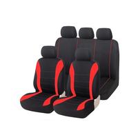 fbgdqjh For Fiat For Panda Car Seat Covers Automotive Interior Car Seat Covers(Red full set)