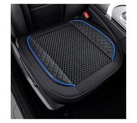 fbgdqjh For Toyota For Yaris For Octavia For A7 For A5 For Geely For Atlas For Focus Mk3 3 4 Universal Ice Silk Car Seat Cover 3D Cushion Seat Covers(Black Blue 1 Seat)