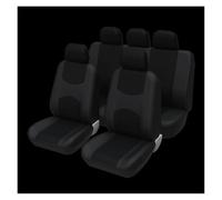 fbgdqjh For WARTBURG 353 For Tourist For VECTOR M12 Car Seat Cover Detachable Headrests Polyestor Universal Seat Covers For Car Seat Covers(Black full set)