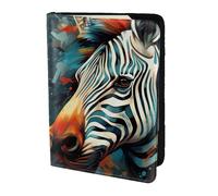 FBGHHTY Abstract Animal Zebra Print Men and Women Stylish 5.5in Passport Travel Document Wallet Case Secure Accessory