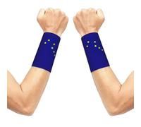 FBGHHTY Alaska State Flag Print Unisex Wrist Sleeve Gym Workouts Breathable Versatile Daily Running Cycling
