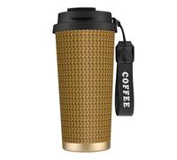 FBGHHTY Ancient Egypt Tribe Series Print Stainless Steel Coffee Cup Travel Mug Home Office Outdoor Camping Beverage Container