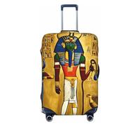 Fbghhty Ancient Egypt Tribe Series Print Universal Suitcase Cover for Travel Elastic Washable Travel Cover Luggage Protector