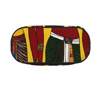 FBGHHTY Ancient Egypt Tribe Series Print Versatile Big Capacity Pencil Bag School Students Teenagers Travelers Everyday Use
