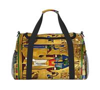 FBGHHTY Ancient Egypt Tribe Series Print Versatile Hand Lightweight Tote Foldable Women Men Outdoor Shoulder Travel Bag