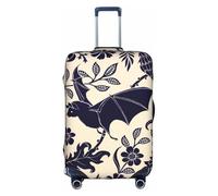 Fbghhty Bat Pattern Print Universal Travel Suitcase Cover Elastic Luggage Protector Waterproof Dustproof