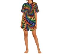 FBGHHTY Bear Dancing Tie Dye Print