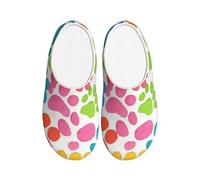 FBGHHTY bear paw Print House Slippers for Men and Women versatile Stylish TPR Sole Indoor Outdoor shoes