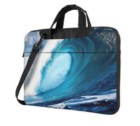 FBGHHTY Big Ocean Wave Hd Print Functional Laptop Bags Cute And Lightweight Computer Bag For Various Laptop