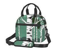FBGHHTY Birch Trees Print Stylish Insulated Lunch Bag Large Capacity Cooler Tote Pocket Meals Drinks Snacks