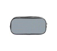 Fbghhty Blue Butterfly Print Students Boys Girls Clear Pencil Case Transparent Stationery Organizer Supplies