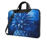 FBGHHTY Blue Pineapple Print Functional Laptop Bags Cute And Lightweight Computer Bag For Various Laptop