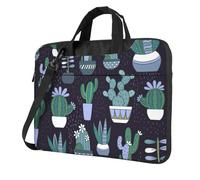 FBGHHTY Cactus Succulent Plant Print Functional Laptop Bags Cute And Lightweight Computer Bag For Various Laptop