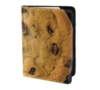 FBGHHTY Chocolate Cookie Print Men and Women Stylish 5.5in Passport Travel Document Wallet Case Secure Accessory