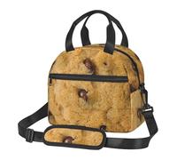 FBGHHTY Chocolate Cookie Print Stylish Insulated Lunch Bag Large Capacity Cooler Tote Pocket Meals Drinks Snacks