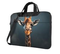 FBGHHTY Clever Giraffe Print Functional Laptop Bags Cute And Lightweight Computer Bag For Various Laptop
