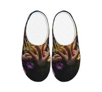 FBGHHTY Coral Reef Print House Slippers for Men and Women versatile Stylish TPR Sole Indoor Outdoor shoes