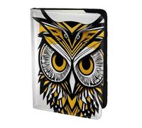FBGHHTY Cute Owl Pattern Print Men and Women Stylish 5.5in Passport Travel Document Wallet Case Secure Accessory