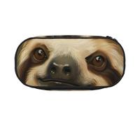 FBGHHTY Cute Sloth Print Versatile Big Capacity Pencil Bag School Students Teenagers Travelers Everyday Use