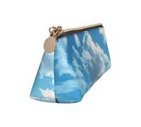 FBGHHTY Flock of Pink Flamingos on The Beach Print Student Pencil Case Large Capacity Triangle Pouch Daily Essentials School College