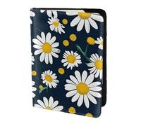 FBGHHTY Floral Daisies Pattern Print Men and Women Stylish 5.5in Passport Travel Document Wallet Case Secure Accessory