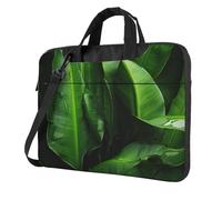 FBGHHTY Fresh Banana Leaves Print Functional Laptop Bags Cute And Lightweight Computer Bag For Various Laptop