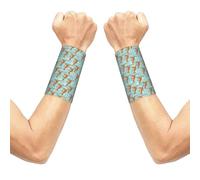 FBGHHTY Funny For Kangaroo Zoo Print Unisex Wrist Sleeve Gym Workouts Breathable Versatile Daily Running Cycling
