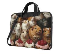 FBGHHTY Guinea Pigs And Cupcakes Print Functional Laptop Bags Cute And Lightweight Computer Bag For Various Laptop
