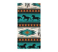 FBGHHTY Horse Stripes Pattern Print Towel Soft Absorbent Quick-Dry Extra-Long Beach Home Gym Pool Travel Yoga Spa