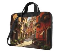 FBGHHTY Italian Street Print Functional Laptop Bags Cute And Lightweight Computer Bag For Various Laptop