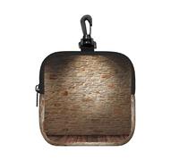 FBGHHTY Lights Hit The Brick Wall Print Square Storage Bag Reusable Organizer Pouch Travel Toiletry for Home Office Gift